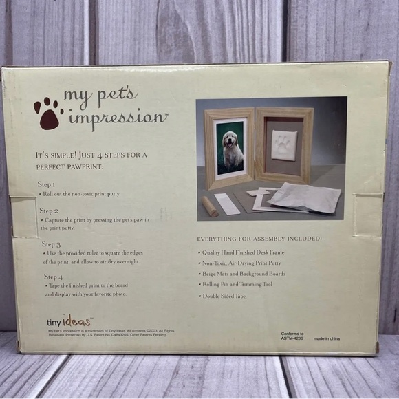 Tiny Ideas My Pets Impression For Cats & Dogs No Mixing No Baking No Mess - Picture 2 of 2